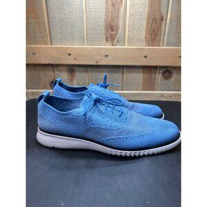 Cole Haan Mens 2.Zerogrand Stitchlite Oxford Sneakers Blue Size 11.5 Lightweight